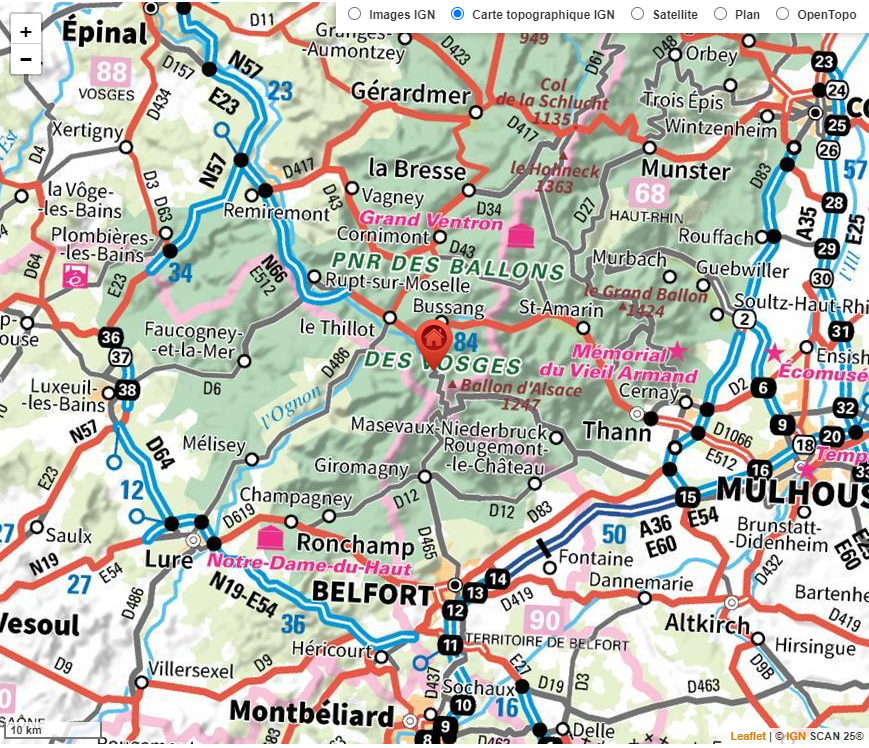 Plan d'accès de la salle de formation